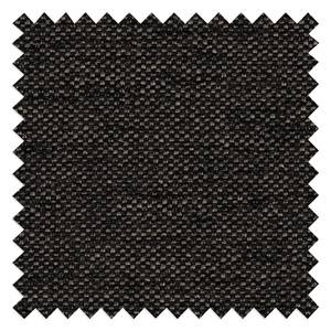 Fauteuil ANDERSON handmatig verstelbaar Geweven stof Saia: Zwart-Bruin - Zwart - Eik