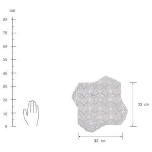 Papierservietten APRÈS Bögen Papier - Weiß - 20 Stück
