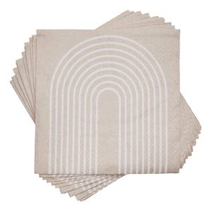 Papierservietten APRÈS Regenbogen FSC®-zertifiziertes Recyclingpapier - Natur - 20 Stück