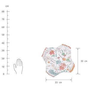 Papierservietten APRÈS Hippieblumen FSC®-zertifiziertes Papier - Bunt - 20 Stück