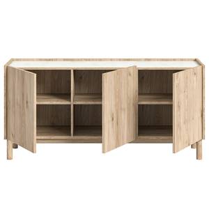 Sideboard SKOV Marmor Weiß Dekor / Eiche Hickory Dekor