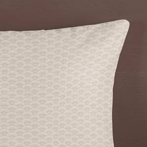 Parure en flanelle de coton Kirja Coton - Sable / Marron - 140 x 200 cm + coussin 90 x 70 cm