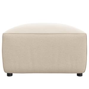 Gestoffeerde hocker ALON Geweven stof Saia: Beige