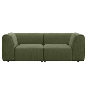 2-Sitzer Sofa ALON Cordstoff Snor: Grün