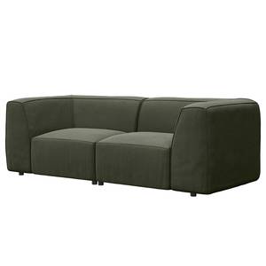 2-Sitzer Sofa ALON Webstoff Saia: Graugrün meliert