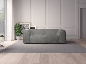 2-Sitzer Sofa ALON Bouclé Stoff Bony: Grau