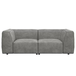 2-Sitzer Sofa ALON Bouclé Stoff Bony: Grau