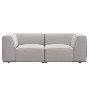 2-Sitzer Sofa ALON Webstoff Belana: Hellgrau