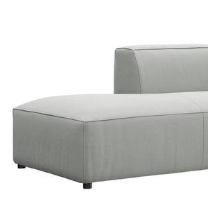 Chaise longue ALON Corduroy Snor: Grijs - Armleuning vooraanzicht rechts