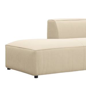 Chaise longue ALON Corduroy Snor: Beige - Armleuning vooraanzicht rechts