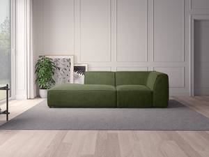 Chaise longue ALON Corduroy Snor: Groen - Armleuning vooraanzicht rechts