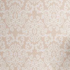 Papier peint Ornamente PVC - Crème / Beige - Hauteur : 250 cm