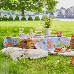 Tafelkleed MIDSOMMAR katoen - meerdere kleuren - 160 x 300 cm