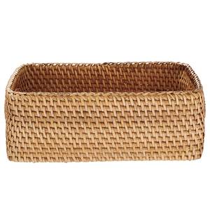 Cesto SALON rettangolare Rattan - Naturale - 17 x 23 cm