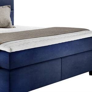 Boxspringbett Athena Dunkelblau - 180 x 200cm - H2 - Microfaser