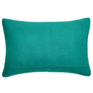 Coussin ROLLER COASTER Coton - Turquoise