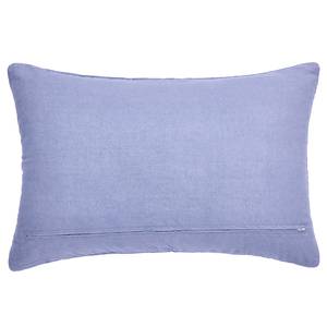 Coussin ROLLER COASTER Coton - Bleu pastel