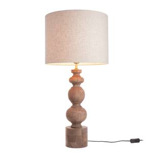 Lampe ÉCHECS Manguier / Lin / Viscose / Fer - 1 ampoule