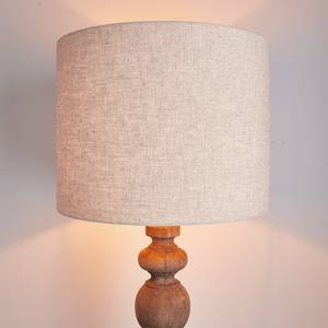 Lampe ÉCHECS Manguier / Lin / Viscose / Fer - 1 ampoule