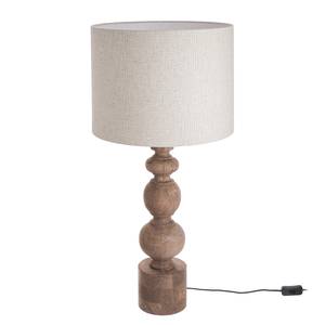 Lampe ÉCHECS Manguier / Lin / Viscose / Fer - 1 ampoule