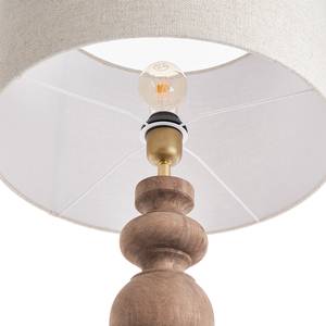 Lampe ÉCHECS Manguier / Lin / Viscose / Fer - 1 ampoule