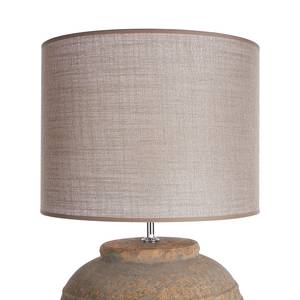 Lampe CLAUDETTE Céramique / Polyester / Polyacrylique - 1 ampoule