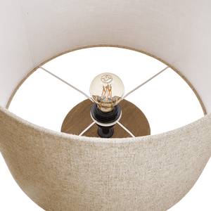 Lampe GROOVED Manguier / Lin / Viscose / Fer - 1 ampoule