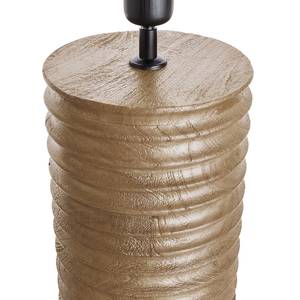 Lampe GROOVED Manguier / Lin / Viscose / Fer - 1 ampoule