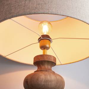 Lampe ÉCHECS Manguier / Lin / Viscose / Fer - 1 ampoule