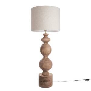 Lampe ÉCHECS Manguier / Lin / Viscose / Fer - 1 ampoule