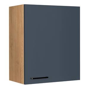 Hängeschrank Easytouch mit 1 Tür Dunkelblau - Breite: 60 cm - Türanschlag rechts