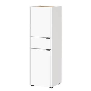 Armoire midi Forano Imitation chêne de Navarre - Blanc