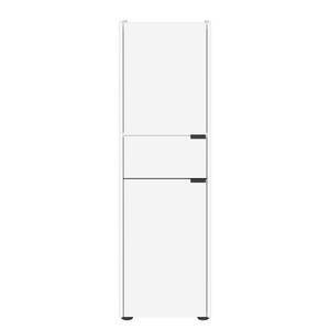 Armoire midi Forano Imitation chêne de Navarre - Blanc