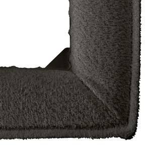 Polsterbett KINX Bouclé Stoff Abby: Anthrazit - 160 x 200cm - Ohne Matratze - Kein Bettkasten - 110 cm