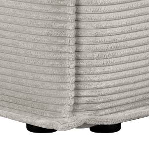 Gestoffeerd bed KINX Corduroy Poppy: Lichtgrijs 2 - 160 x 200cm - Zonder matras - Geen opbergruimte - 110cm