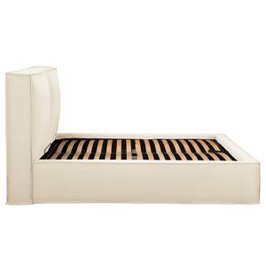 Polsterbett KINX Flachgewebe Desna: Creme - 180 x 200cm - Ohne Matratze - 1 Bettkasten - 150 cm