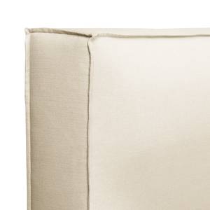 Polsterbett KINX Flachgewebe Desna: Creme - 180 x 200cm - Ohne Matratze - 1 Bettkasten - 150 cm