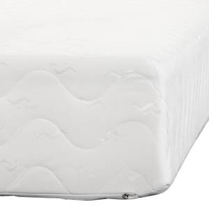 Letto imbottito Kinx Tessuto Bouclé Abby: Bianco polare - 220 x 200cm - H2 - 1 contenitore - 150 cm