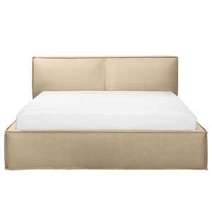 Letto imbottito Kinx Tessuto Desna: sabbia - 160 x 200cm - H3 - 1 contenitore - 110 cm