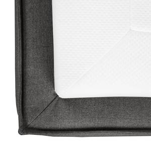 Letto imbottito Kinx Tessuto Drems: antracite - 220 x 200cm - H2 - 1 contenitore - 150 cm