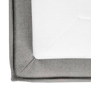 Letto imbottito Kinx Tessuto Drems: grigio - 180 x 200cm - H3 - 1 contenitore - 110 cm