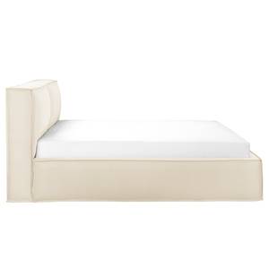 Letto imbottito Kinx Tessuto Desna: crema - 220 x 200cm - H3 - 1 contenitore - 110 cm