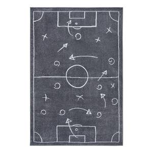 Kinderteppich Gameplan Polypropylen - Grau - 160 x 235 cm