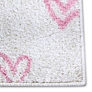 Kinderteppich Hearts Polypropylen - Pink - 160 x 235 cm