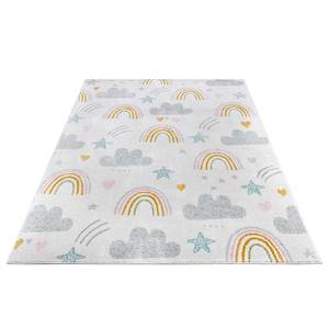 Kinderteppich Rainbow Clouds Polypropylen - Weiß - 120 x 170 cm