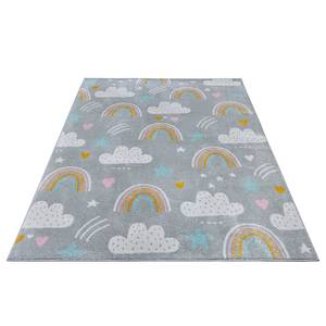 Kinderteppich Rainbow Clouds Polypropylen - Grau - 160 x 235 cm