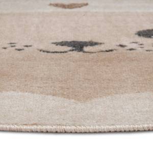 Kinderteppich Cat Jute / Polypropylen - Beige - Durchmesser: 100 cm