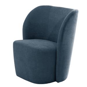 Fauteuil Nadolo Microfibre Sole: Bleu foncé