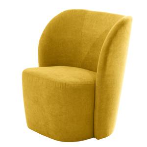 Fauteuil Nadolo Microfibre Sole: Jaune moutarde