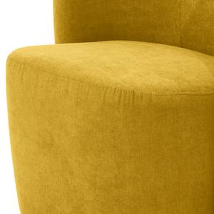 Fauteuil Nadolo Microfibre Sole: Jaune moutarde